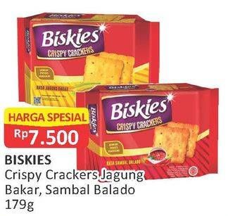 Promo Harga MUNCHYS Biskies Crispy Crackers Jagung Bakar, Sambal Balado 179 gr - Alfamart