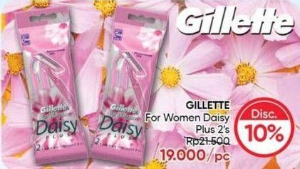 Promo Harga Gillette Daisy Plus 2 pcs - Guardian