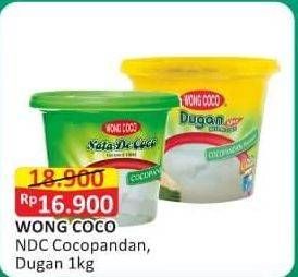 Promo Harga WONG COCO Nata De Coco Cocopandan 1000 gr - Alfamart