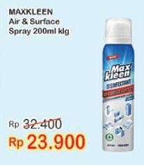 Promo Harga MAX KLEEN Disinfectant Spray 200 ml - Indomaret