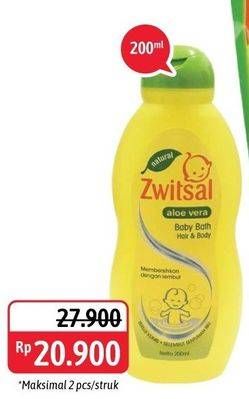 Promo Harga ZWITSAL Natural Baby Bath 200 ml - Alfamidi