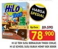 Promo Harga Hilo Teen/Hilo School Susu Bubuk  - Superindo