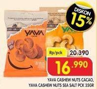 Promo Harga Yava Cashew Nuts Cacao, Sea Salt 35 gr - Superindo