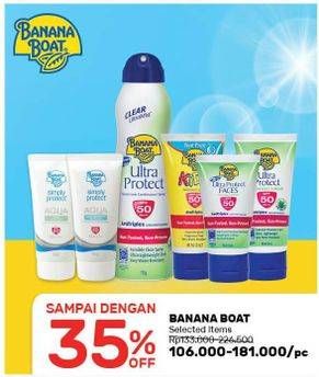 Promo Harga BANANA BOAT Sunscreen Lotion  - Guardian