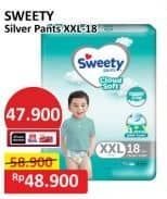 Promo Harga Sweety Silver Pants XXL18 18 pcs - Alfamart