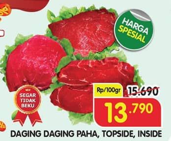 Promo Harga Daging Paha Sapi/Topside/Inside  - Superindo