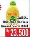 Promo Harga ZWITSAL Natural Baby Hair Lotion Aloe Vera Kemiri Seledri 100 ml - Hypermart