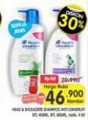 Promo Harga Head & Shoulders Shampoo All Variants 400 ml - Superindo