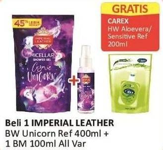 CUSSONS IMPERIAL LEATHER Body Wash 400ml + CUSSONS IMPERIAL LEATHER Body Mist 100ml