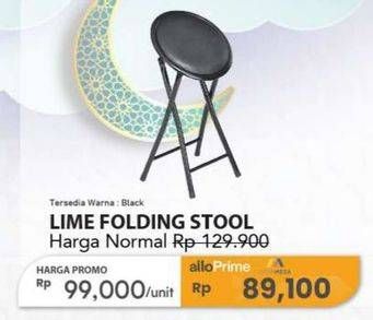 Promo Harga Lime Folding Chair  - Carrefour