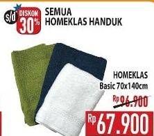 Promo Harga HOMEKLAS Handuk Mandi 70x140cm  - Hypermart