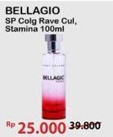 Promo Harga Bellagio Spray Cologne (Body Mist) Rave Culture, Stamina 100 ml - Alfamart