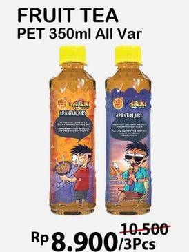 Promo Harga SOSRO Fruit Tea All Variants per 3 botol 350 ml - Alfamart