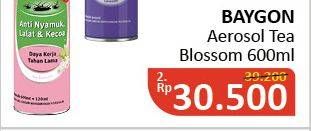 Promo Harga BAYGON Insektisida Spray Tea Blossom 600 ml - Alfamidi