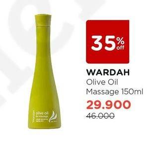 Promo Harga WARDAH Olive Oil for Massage 150 ml - Watsons