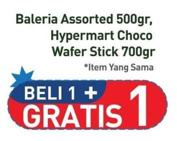 Promo Harga Baleria Assorted/Hypermart Wafer  - Hypermart