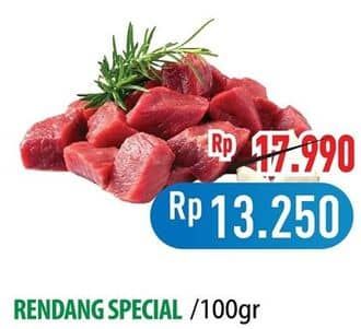 Promo Harga Daging Rendang Sapi Special per 100 gr - Hypermart