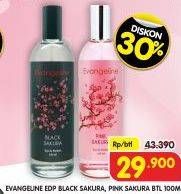 Promo Harga Evangeline Eau De Parfume Black Sakura, Pink Sakura 100 ml - Superindo