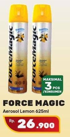 Promo Harga FORCE MAGIC Insektisida Spray Lemon 625 ml - Yogya