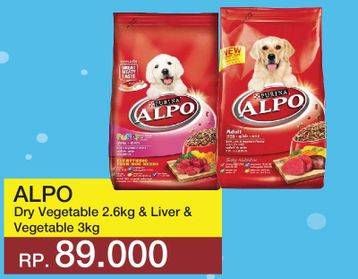 Promo Harga ALPO Makanan Anjing Liver Vegetable 3000 gr - Yogya