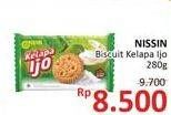 Promo Harga NISSIN Coconut Biscuits Kelapa Ijo 280 gr - Alfamidi