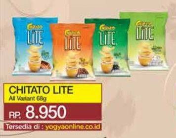 Promo Harga Chitato Lite Snack Potato Chips All Variants 68 gr - Yogya
