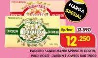 Promo Harga Paquito Sabun Mandi Wild Violet, Spring Blossom, Garden Flower 100 gr - Superindo