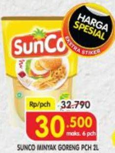 Promo Harga SUNCO Minyak Goreng 2000 ml - Superindo