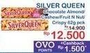 Promo Harga Silver Queen Chocolate Almonds, Cashew, Fruit Nuts, Crispy 62 gr - Indomaret