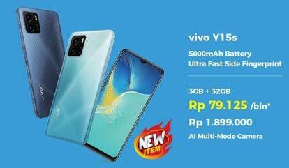 Promo Harga VIVO Y15s 3 GB + 32 GB  - Erafone