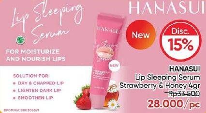 Promo Harga Hanasui Lip Sleeping Serum 4 gr - Guardian