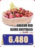 Promo Harga Anggur Red Globe Aust per 100 gr - Hari Hari