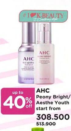 Promo Harga AHC Peony Bright / Aesthe Youth  - Watsons