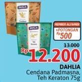 Promo Harga Dahlia Air Freshener Heritage Series Cendana Padmasana, Teh Kraton 75 gr - Alfamidi
