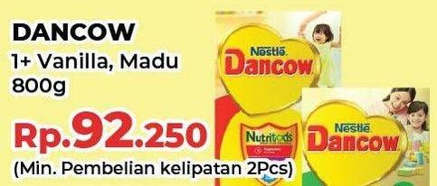 Promo Harga Dancow Nutritods 1+ Madu, Vanila 800 gr - Yogya