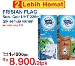 Promo Harga FRISIAN FLAG Susu UHT Purefarm Full Cream, Swiss Chocolate 225 ml - Indomaret