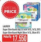 Promo Harga Laurier Super Slim Guard Day/Night  - Hypermart