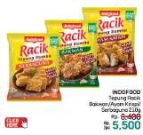 Promo Harga Indofood Racik Tepung Bumbu Bakwan, Ayam Krispi, Serbaguna 210 gr - LotteMart