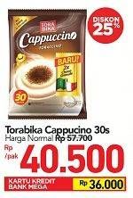 Promo Harga Torabika Cappuccino 30 pcs - Carrefour