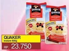 Promo Harga Quaker Oatmeal Original 600 gr - Yogya