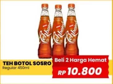 Promo Harga Sosro Teh Botol Original 450 ml - Yogya