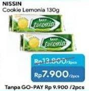 Promo Harga NISSIN Cookies Lemonia per 2 pouch 130 gr - Alfamidi