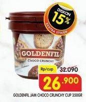 Promo Harga GOLDENFIL Selai Choco Crunchy 350 gr - Superindo