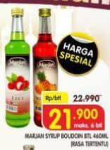 Promo Harga Marjan Syrup Boudoin 460 ml - Superindo