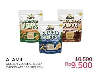 Alami Alami Puffs  Diskon 9%, Harga Promo Rp9.500, Harga Normal Rp10.500, Indomaret Fresh