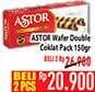 Promo Harga ASTOR Wafer Roll Chocolate 150 gr - Hypermart