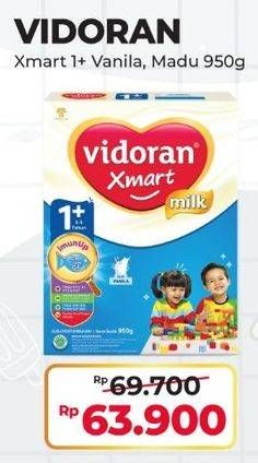 Promo Harga VIDORAN Xmart 1+ Madu, Vanilla 950 gr - Alfamart