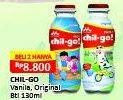 Promo Harga Morinaga Chil Go UHT Vanila, Original 130 ml - Alfamart