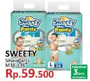 Promo Harga Sweety Silver Pants M38, L36  - Yogya