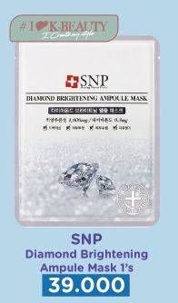 Promo Harga SNP Mask Diamond Ampoule  - Watsons